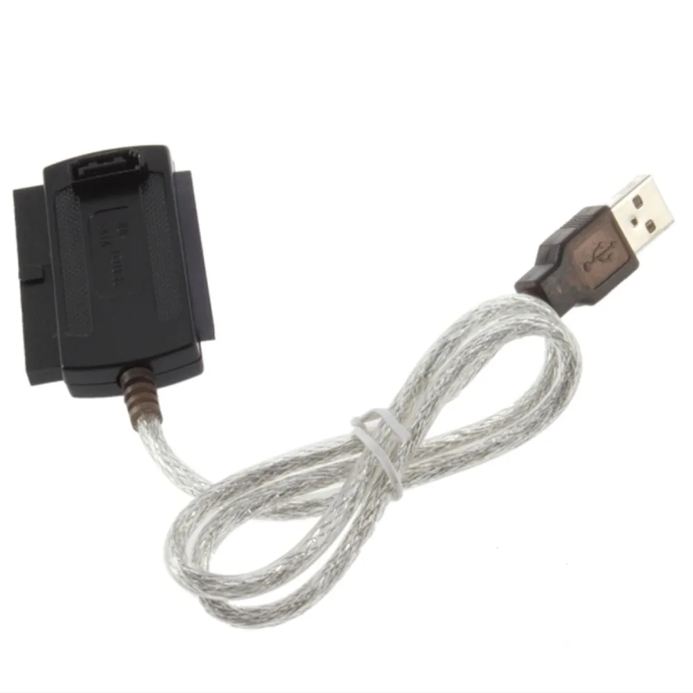 

USB 2.0 to IDE SATA 5.25 S-ATA/2.5 480Mb/s Data Interface USB to IDE+SATAAdapter Cable Converter
