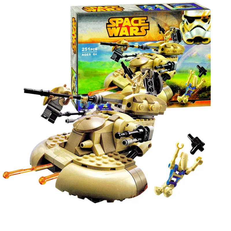 NEUE Bausteine 10374 Stern Raum Wars Figuren Schlacht Droid Truppe Träger Kompatibel mit legoINGes 75086 DIY Spielzeug Spielzeug Geschenke|Sperren| - AliExpress
