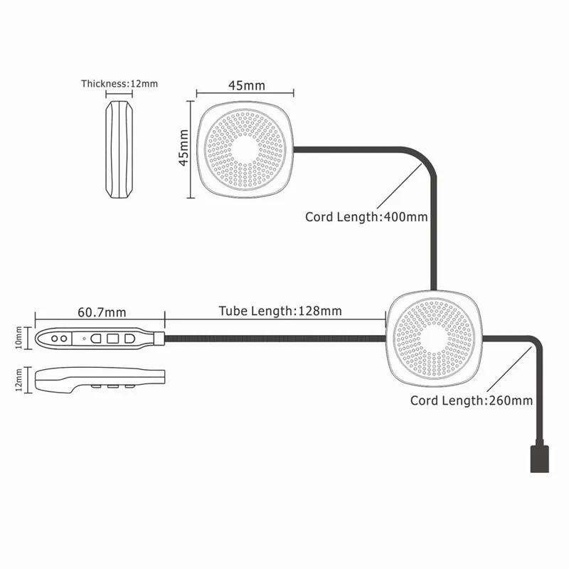 Гарнитура для шлема, беспроводные bluetooth-наушники, совместимые с большинством мотоциклетных шлемов для скутеров, шлемов, говорящих в режиме Hands Free