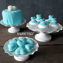 1 шт. в европейском стиле железная белая Свадебная вечеринка Декоративные подставки для пирога фруктовая десертная тарелка форма для выпечки