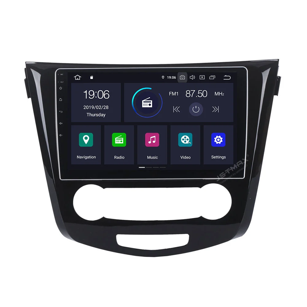 Perfect JSTMAX 10.2" 2.5D IPS Android 9.0 Car Radio for Nissan Qashqai Multimedia 2014 2015 2016 2017 GPS Octa-Core 4G Navigation Auto 1
