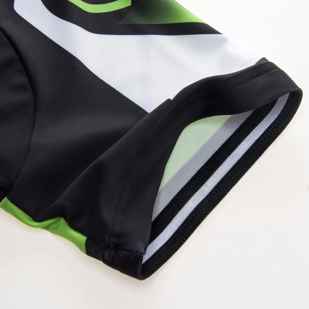 Зеленый контрастный цвет дизайн мужские велосипедные шорты для верховой езды с подушкой быстросохнущие Индивидуальные/
