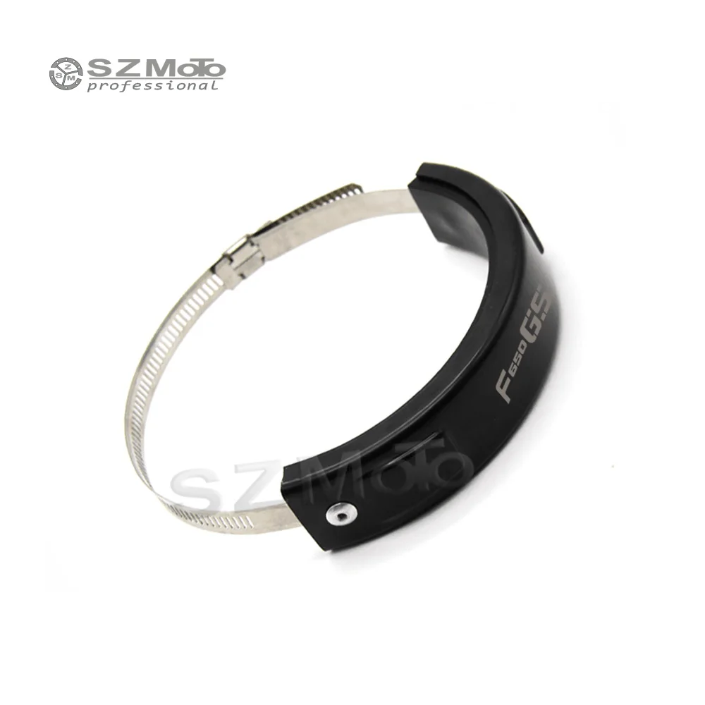 

For BMW F650 F650GS Silencer Round Oval Exhaust Protector Can Cover Aluminum Motorcycle Accessories 100MM-140MM Protect LOGO