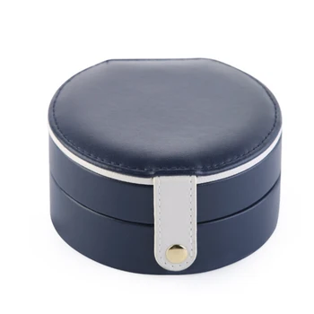 

Three-layer Portable Travel Jewelry Box Three Layers Jewellery Organizer Storage Case with Mirror for Ring Ear Stud Necklace