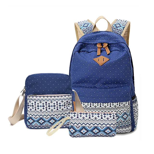 2018 Vintage School Bags For S Kids Bag Canvas Backpack Women 2018 Vintage School Bags For S Kids Bag Canvas Backpack Women Bagpack Children Backpacks Dot Shoulder