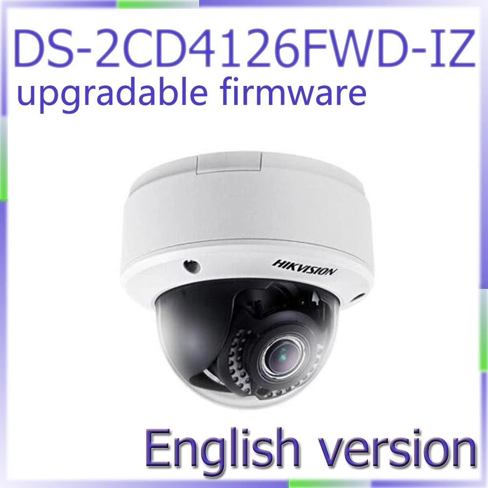 Free shipping English Version DS 2CD4126FWD IZ Full HD1080p video 2MP Low Light Smart Camera Motorized