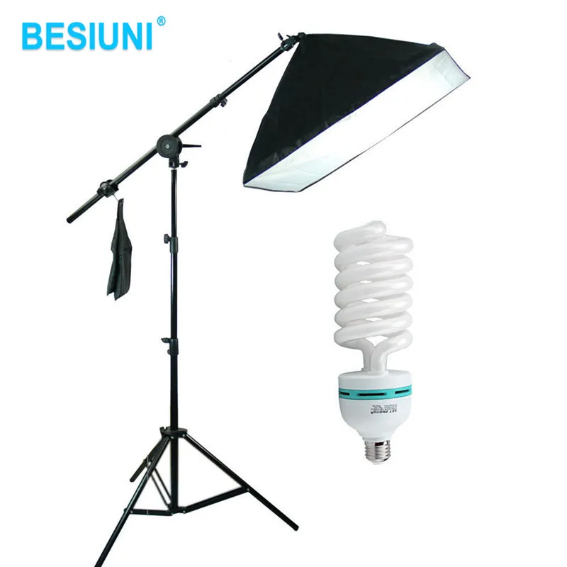 

Besiuni 50 X 70 Cm Photo Studio Set Continuous Lighting Kit Softbox 135W Photography