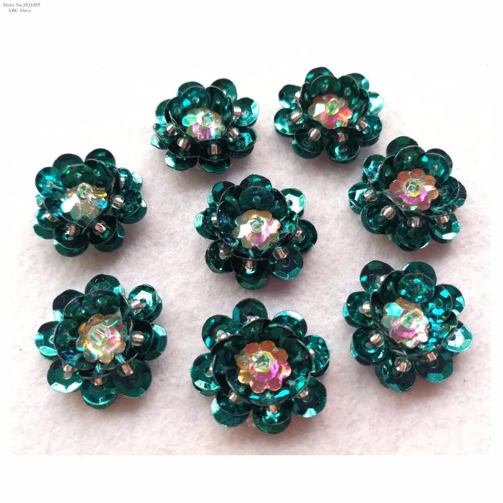 beaded flower applique