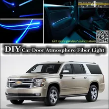 Для Chevrolet Suburban interior Ambient Light Tuning атмосферное волоконно-оптическое освещение внутри дверной панели Настройка освещения