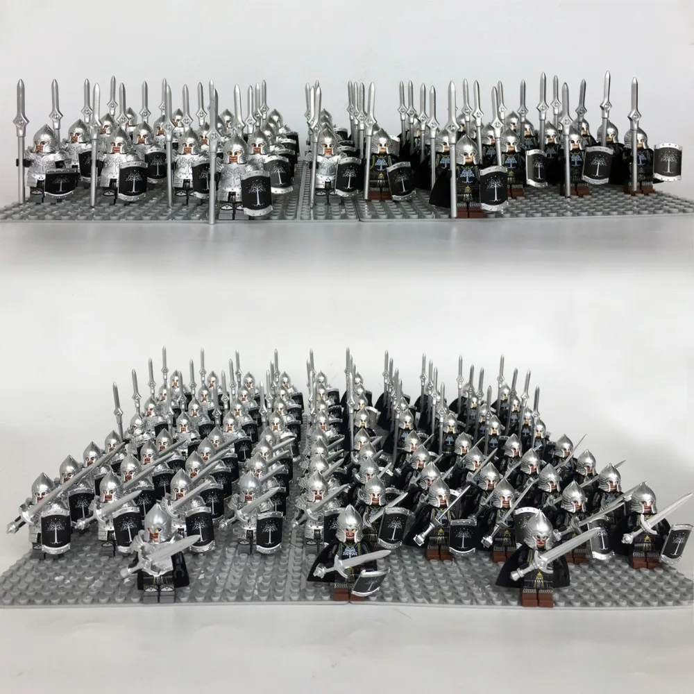 

NEW CUSTOM GAME OF THRONES GONDOR SOLIDER KNIGHTS WITH SHIELD SPEAR BUILDING BLOCK TOYS FOR CHILDREN CHRISTMAS GIFT