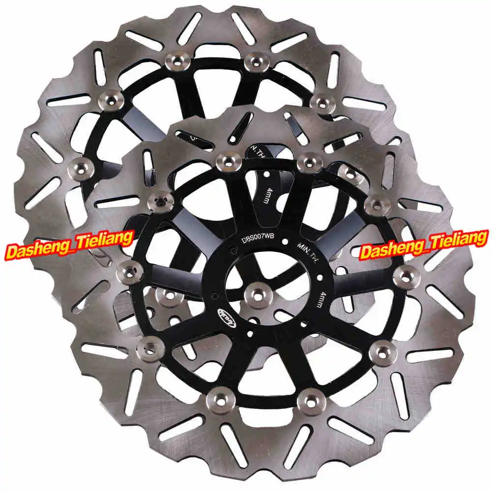 

2PCS Front Brake Disc Rotors For Honda CB400 SF CB1 CB 400 SF Superour CB600 Hornet BLACK Color Stainless