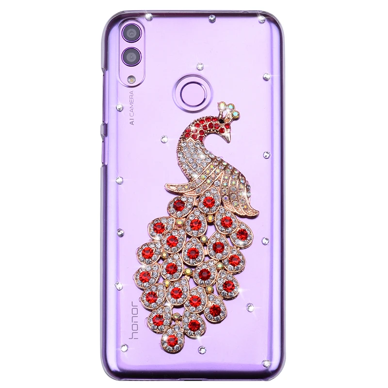 Блестящий чехол для телефона с кристаллами Huawei P Smart 2019 P20 Pro P10 P8 P9 Lite 2017 Nova 2 2S 2i Honor 8