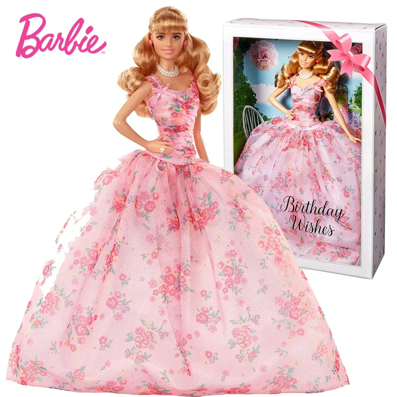 

Original Barbie Brand 60th Birthday Celebration Doll Toys For Girls Birthday Present Girls Toys Gift Bonec brinquedos bonecas