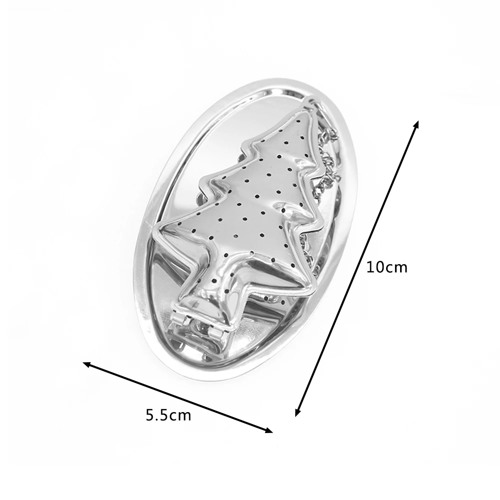 Универсальный фильтр для чая из нержавеющей стали Рождественская елка Чайный фильтр изготовление чая Приправа Чайный фильтр для приправ