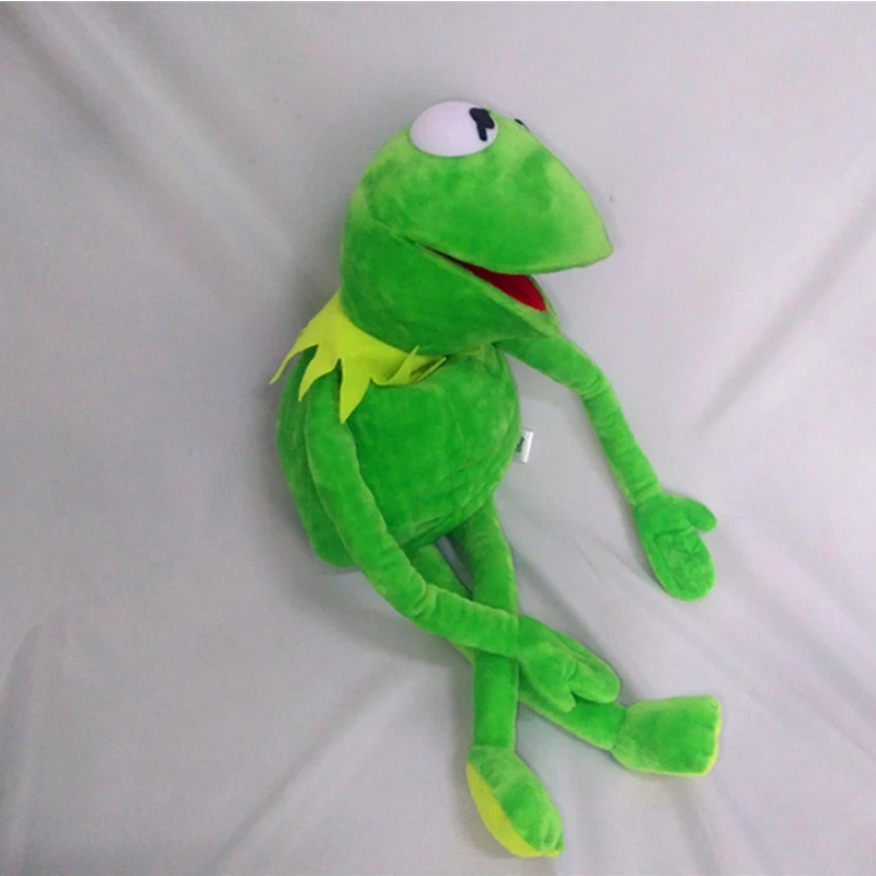 Disney The Muppet Show 60cm Kermit frog Puppets plush toy doll stuffed toys A birthday present for your child