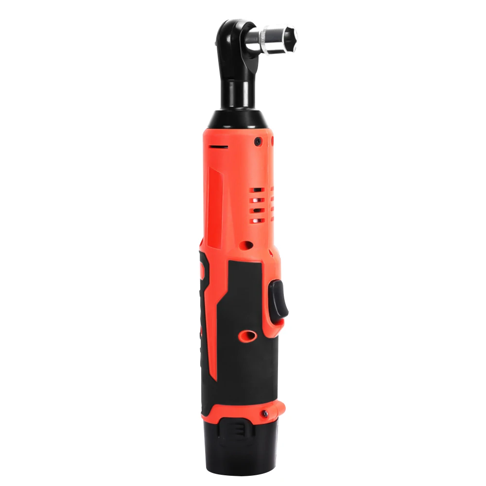 

KKMOOONElectric Ratchet Wrench 12V 3/8 in Cordless Rechargeable Lithium Battery Electric Wrench with LED Light Car Repair Tool