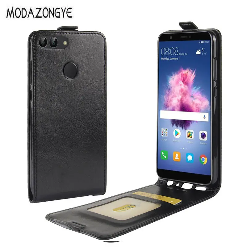 Для Huawei P Smart Case PSmart Cover 5 65 кошелек Обложка на заднюю панель из искусственной кожи