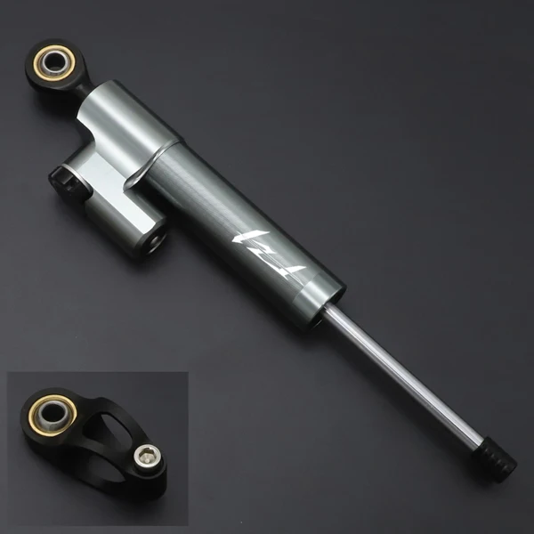 Titanium Black Для Yamaha FZ1 FAZER 2008 2009 2010 2011 2012 2013 мотоциклетный демпфер руля стабилизации безопасности Управление - Цвет: Titanium Black