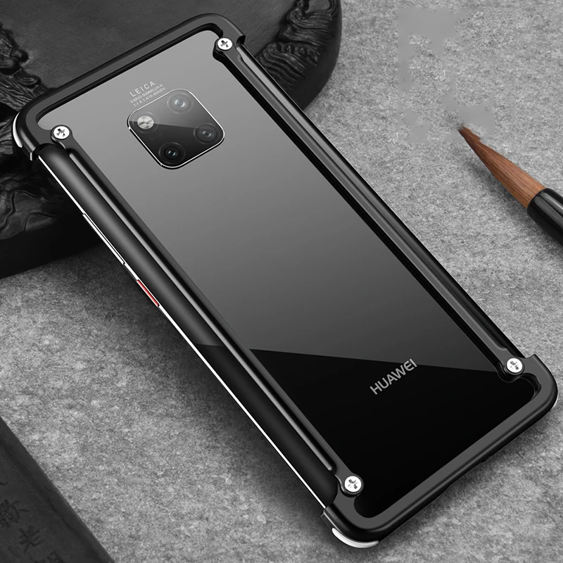 Oatsbasf Алюминиевый металлический бампер чехол для huawei mate 20/Pro/X/RS Porsche Дизайн Мода подушка безопасности Защита от падения Чехол
