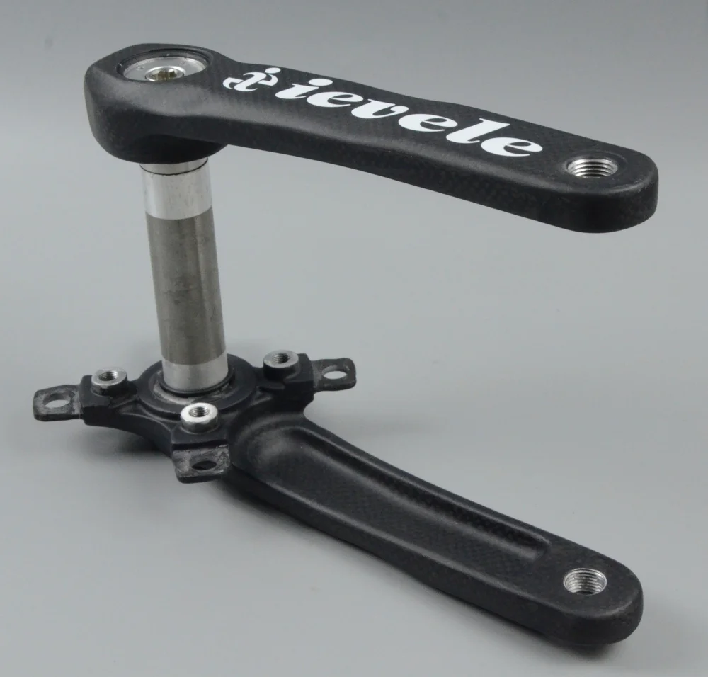 Ievele велосипедный шатун для горного велосипеда из углеродного волокна, длина 170 мм/175 мм, Ультралегкая велосипедная часть BCD 104 мм для горного велосипеда