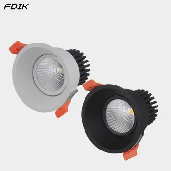 

Recessed Dimmable COB LED Downlights 9W12W15W LED Ceiling Spot Lights 85-265V LED Ceiling Lamps Warm Cold White Indoor Lighting