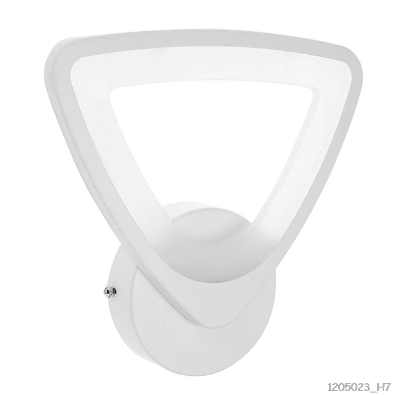 

LED Light Wall Lamp Acrylic Triangle Night Sconce 10W AC90-260V Indoor Bathroom Bedroom Living Room Hallway Decoration