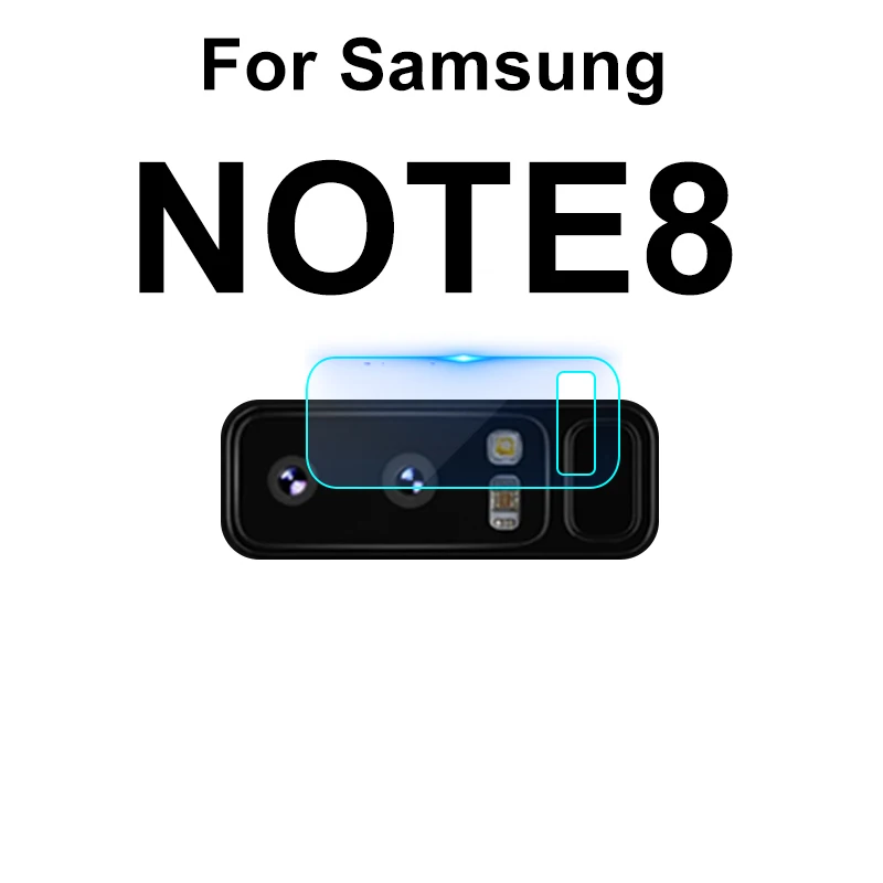 Note 8 Задняя Камера объектив Стекло Крышка для samsung Galaxy A70 A50 A40S A30 A20 A10 Стекло M30 M20 S10 S9 A8 A6 J4 J6 плюс A9 A7 пленка - Цвет: Note 8