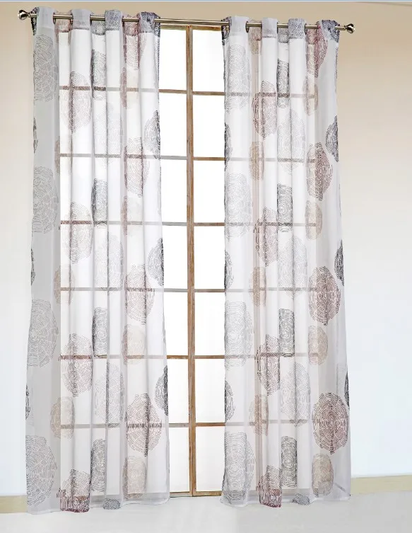 Luxury Decorative Voile Curtain for Living Room Window Curtain Sheer