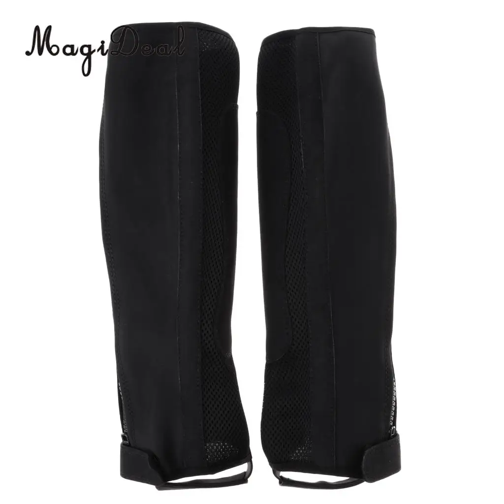 Horse Riding Half Chaps Gaiters for Rider Leg Protection Guard Equestrian Equipment Supplies