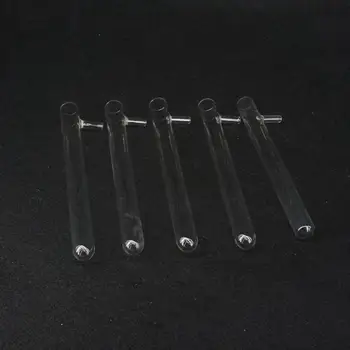 

5PCS 15x150mm Glass Test Filter Tube with Vacuum Upper Side Arm Lab Experiment