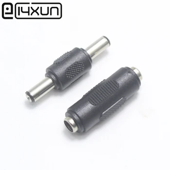 

EClyxun 1pcs DC jack 5.5*2.1mm male to male 5.5 X 2.1mm female to female DC Power Plug Connector Panel Mounting Plugs Adaptor