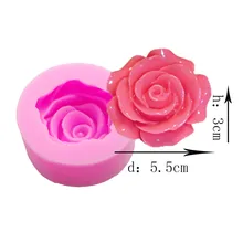 3D Rose Flower Soap Making Tool handmade Silica Gel soap Mold diy Handmade Chocolate Cake Soap Silicone Mold new arrival twelve constellations set silicone cake mold chocolate toilet soap making auxiliary tool