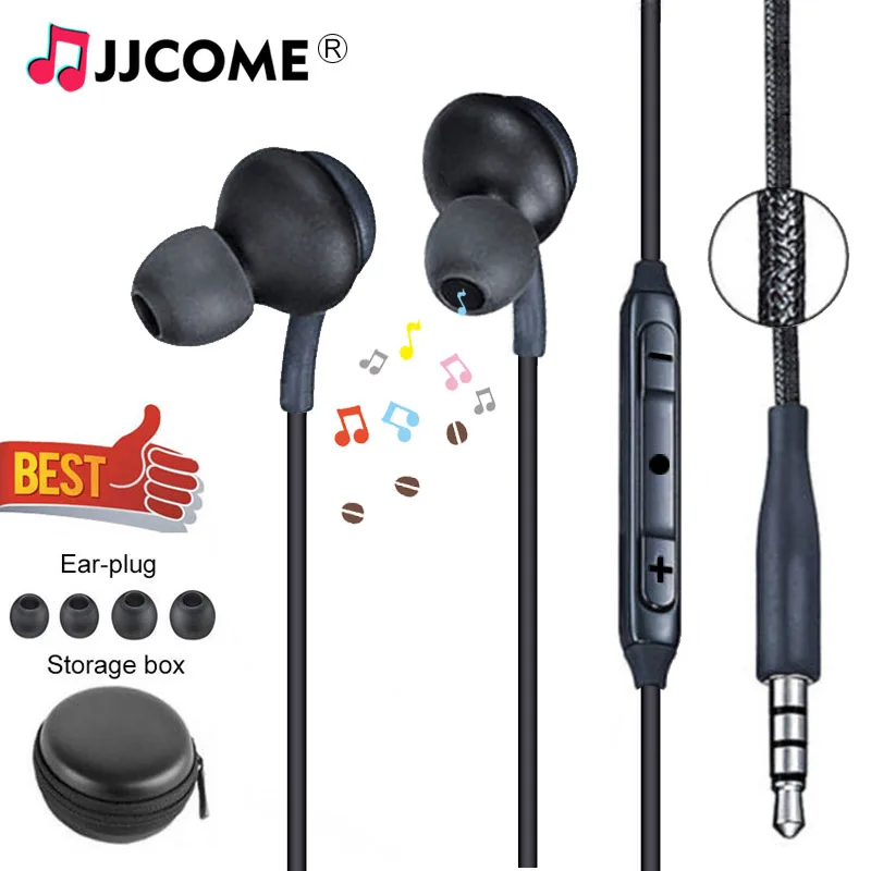 Earphones with Microphone Wired Earphone High Quality In Ear Earbuds Volume Control For Xiaomi Samsung Huawei Android Headset