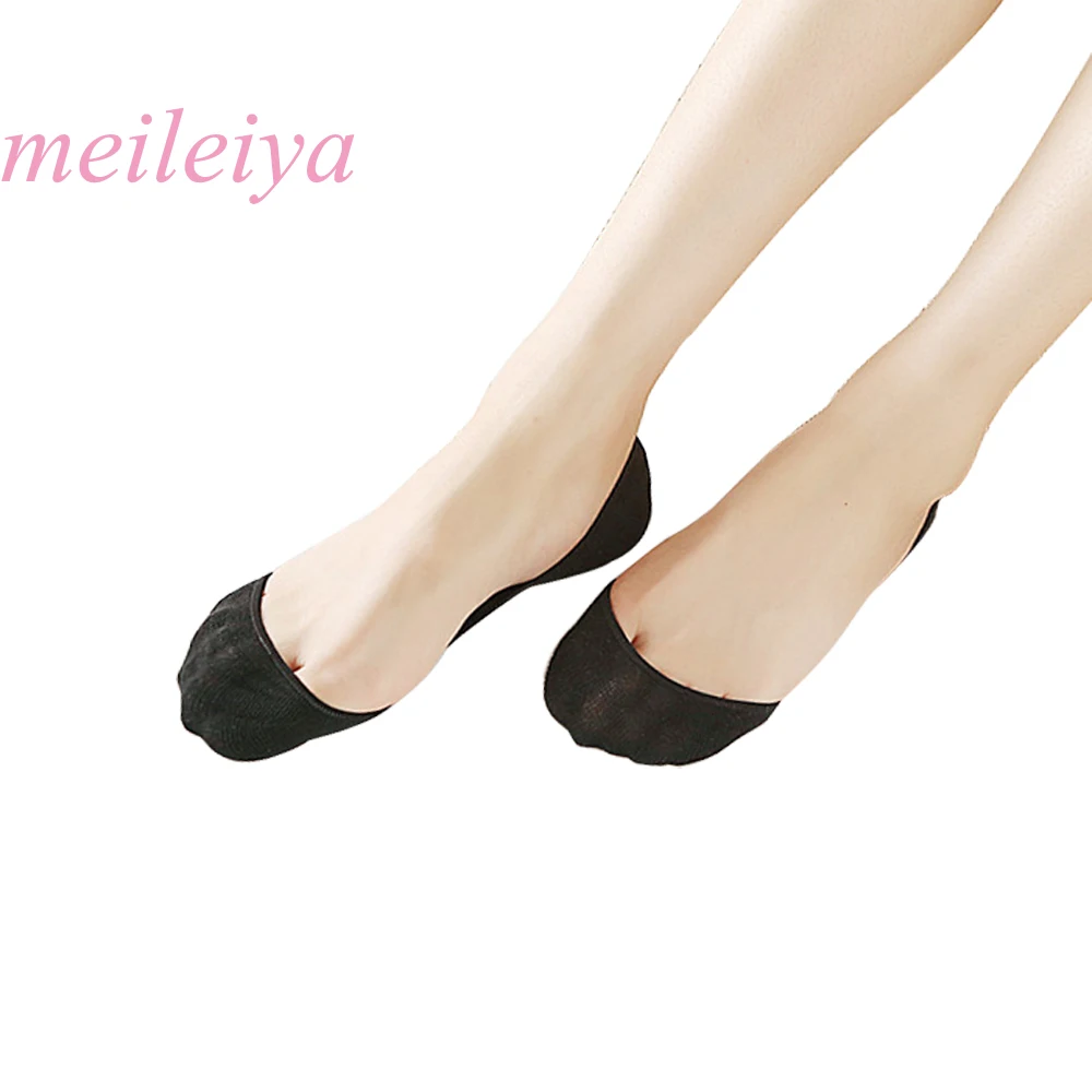 MEILEIYA 5 пар/упак. новые горячие летние женские носки однотонные силиконовые