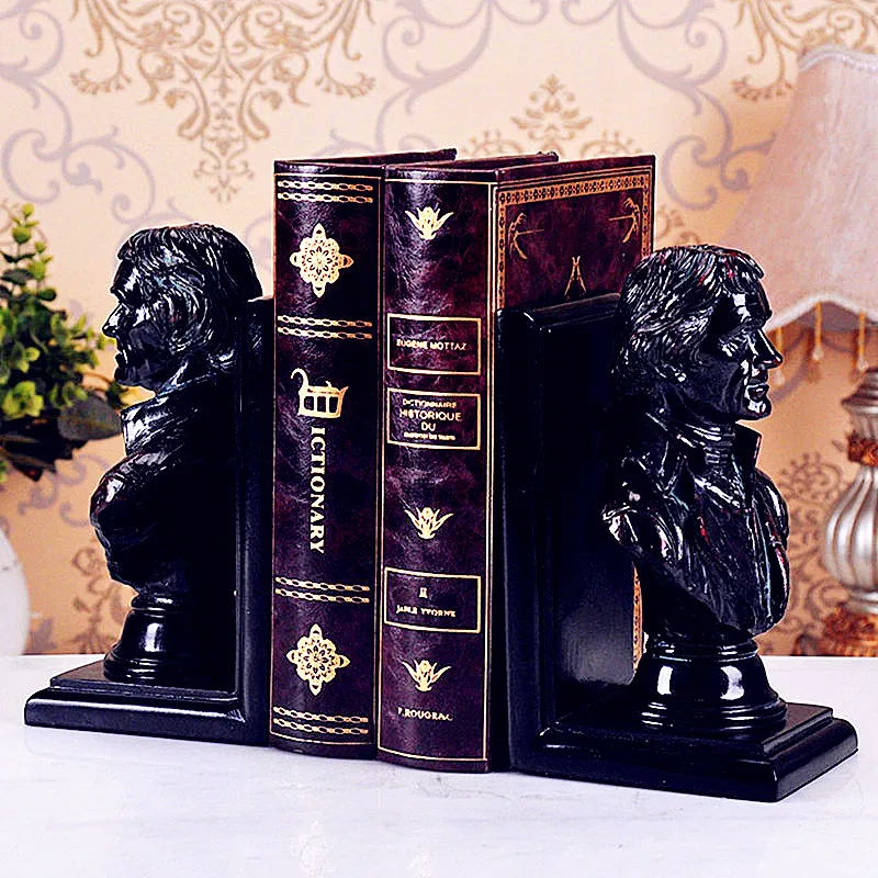 

Franklin D.Roosevelt POTUS Bookends Bust Statue Resin Craftwork Office Hotel Living Room Decoration Gift L2339