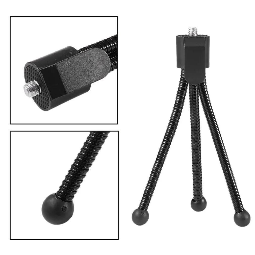 Universal Flexible Mini Portable Metal Tripod Stand for Digital Camera Webcam