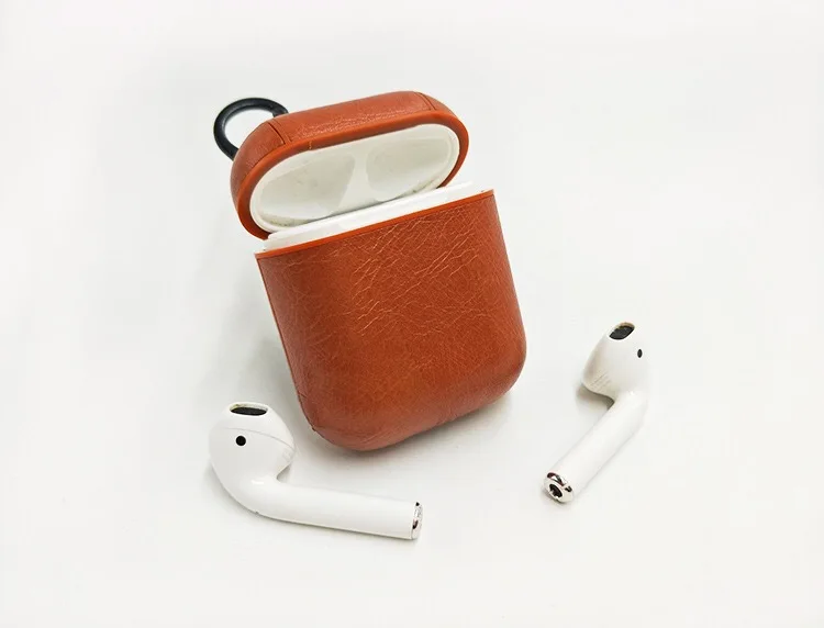 Luxury Leather CaseBluetooth Wireless Earphone Case For AirPods Protective Cover Skin Accessories for Apple Airpods Charging Box |