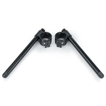 Мотоцикл Руль управления для мотоциклов Racing Регулируемый ЧПУ 31/35/37/41/43/45/46/48 /50/51 мм клип на Ons Вилы Руль управления для мотоциклов с ручкой Кафе Racer