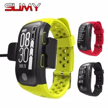 Slimy S908 gps смарт-браслет IP68 Водонепроницаемый спортивный браслет нескольких видов спорта монитор сердечного ритма напоминание для занятий спортом