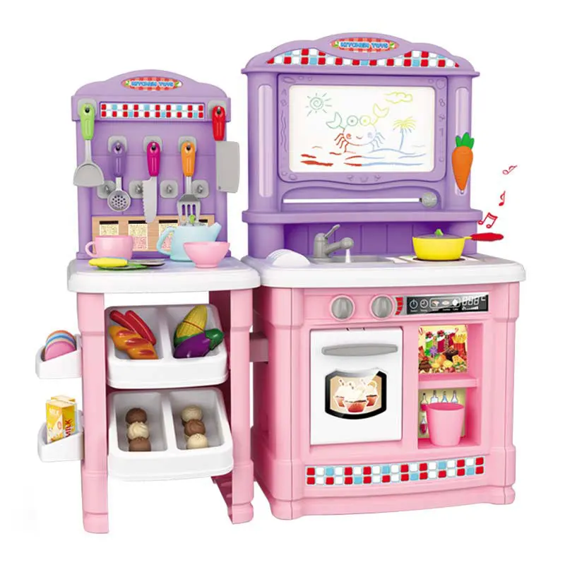 70 шт. детские пластиковые игрушки для кухни|children kitchen|toy cakechildren kitchen toys |