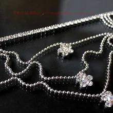 Хрустальные стразы, женское белье, цепочка для невесты, свадебное украшение на плечи, кисточки, бретели для бюстгальтера со стразами