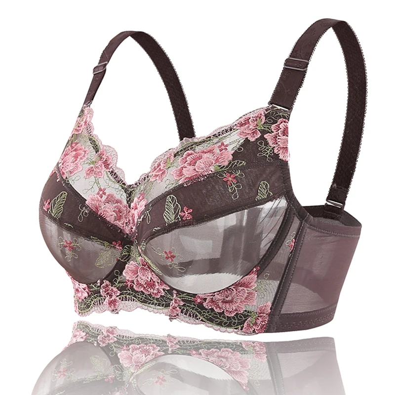 New Arrival Summer Style Thin Sexy Lingeries Women bras plus size 110EFGH Big Size large cups lace Embroidery women's underwear New Arrival Summer Style Thin Sexy Lingeries Women bras plus size 110EFGH Big Size large cups lace Embroidery women's underwear
