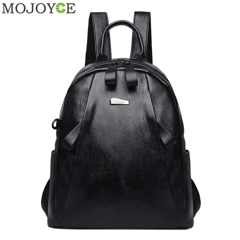 

Fashion Women PU Leather Backpack School Bags for Teenage Girls College Student Shoulder Bag Women Travel Daypack Backpacks 2018