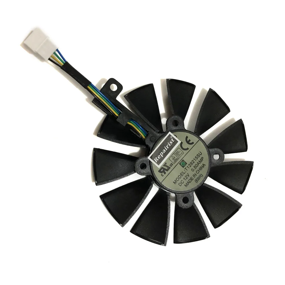 Компьютер охлаждение для видеокарты вентилятор GPU VGA Cooler как замена для ASUS R9 FURY 4G 4096 strix видеокарты охлаждения
