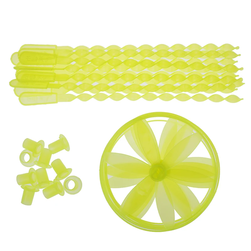 20/40 قطعة تدور ضوء لعبة للهواء الطلق تحلق الصحن رمي و الصيد القرص الفئة UFO الاطفال التعليم لعبة للأطفال هدية مزيج اللون