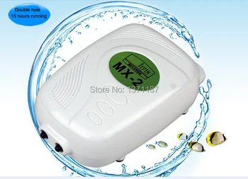 

Double Hole Rechargeable Mini Air Pump Aquarium Oxygen Pump Electric Oxygenator for Aquarium Fish Tank
