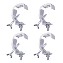 2/4/10 шт. светодиодный Par, крючки, станок и Алюминий светильник крюк s MAX 30 кг этап профессионального оборудования светильник ферменная конструкция dj Клуб Светильник Зажим для подвешивания