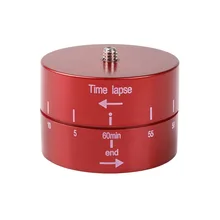 360 degree Rotation Automatic Timer Photography Delay Tilt Head Go pro Accessories 60min Time Lapse for Go Pro 7 6 5 4 3 2 1