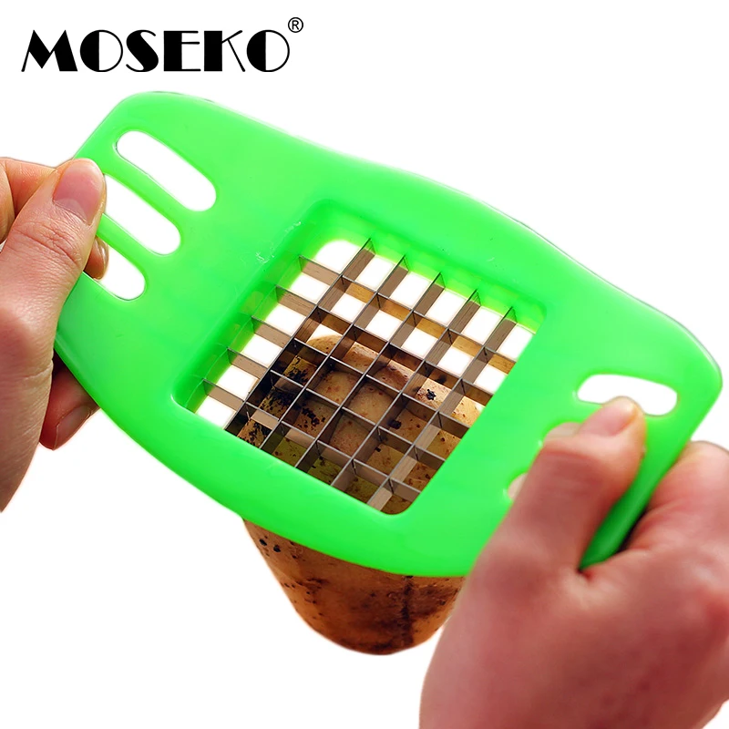 

MOSEKO 1pc Fry Potato Chip Cut Cutter Vegetable Fruit Slicer Chopper Chipper Blade Kitchen Tools Chips Making Tool