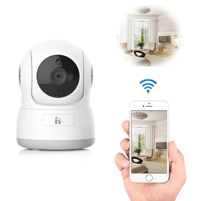 

H 632KC IP Camera Baby monitor Wifi Wireless Security Surveillance Indoor Home Camera 355" Pan&Tilt Night Vision SD Card ONVIF